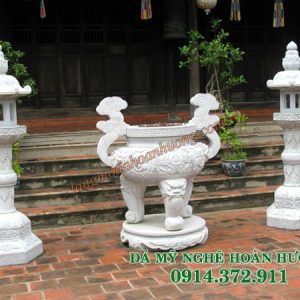 Mẫu Đỉnh Hương Đá trắng Đẹp 01