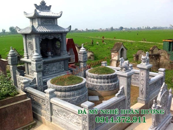 Mẫu khu lăng mộ đá đẹp 08