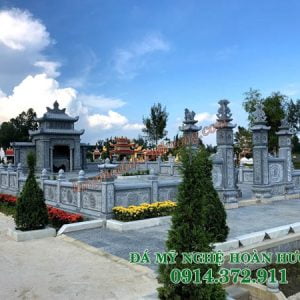 Mẫu khu lăng mộ đá đẹp 03