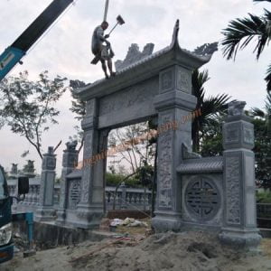 Mẫu khu lăng mộ đá đẹp 01 Mẫu khu lăng mộ đá đẹp 01