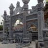 Mẫu cổng tam quan đá đẹp CĐ-06