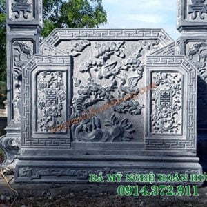 Mẫu cuốn thư đá vuông CT-03 Mẫu cuốn thư đá vuông CT-03