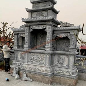 Mẫu mộ bành đá đẹp MĐ-01 Mẫu mộ bành đá đẹp MĐ-01