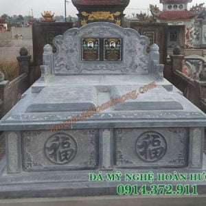 Mẫu mộ bành đá đẹp MĐ-01 Mẫu mộ bành đá đẹp MĐ-01