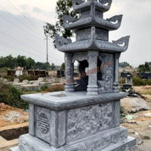 Mẫu mộ bành đá đẹp MĐ-01