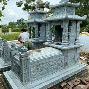 Mẫu mộ bành đá đẹp MĐ-01 Mẫu mộ bành đá đẹp MĐ-01