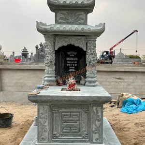 Mẫu mộ bành đá đẹp MĐ-01