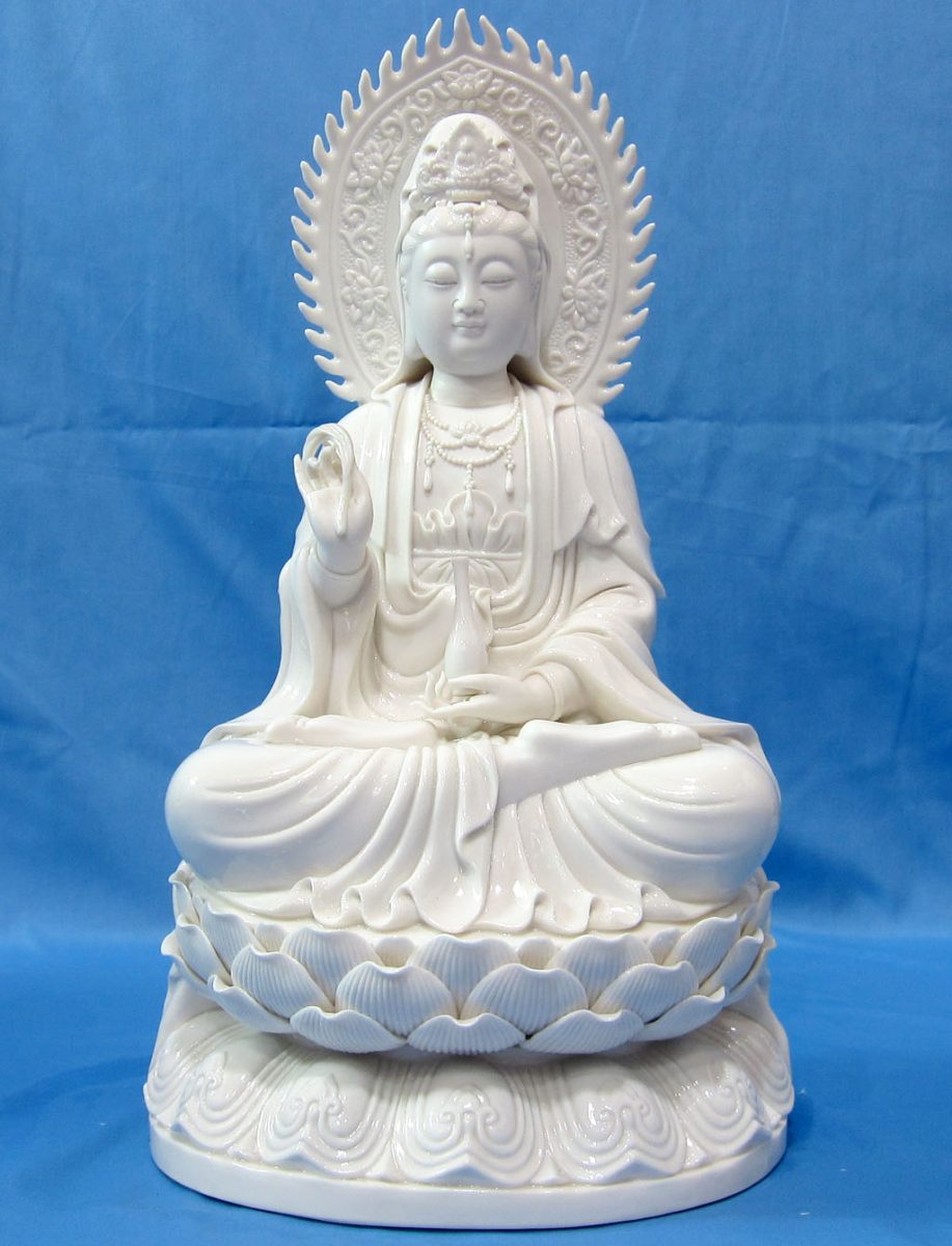 Tượng đá và quy trình làm tượng, Tượng phật bồ tát bằng đá trắng đẹp, tượng phật đá, tượng bồ tát