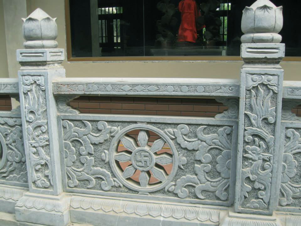 mẫu lan can sử dụng cho đình chùa