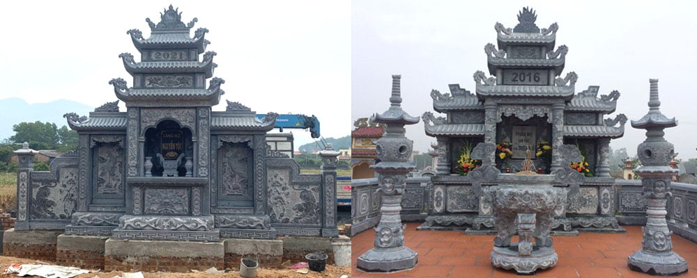 Đá mỹ nghệ Hoàn hương, slider 2 Mẫu lăng cánh đá đẹp cho khu lăng mộ