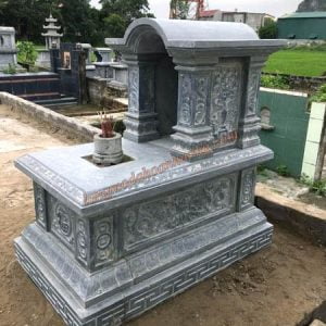 Mẫu mộ đá 1 mái vòm đẹp MĐ-22 Mẫu mộ đá 1 mái vòm đẹp MĐ-22