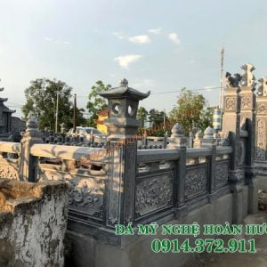 Mẫu khu lăng mộ đá đẹp 09