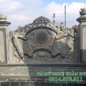 Mẫu Bình phong đá-Cuốn thư đá đẹp CT-11