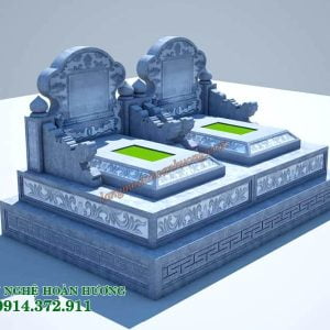 Thiết kế Khu lăng mộ đá đẹp 01 Thiết kế Khu lăng mộ đá đẹp 01