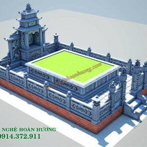 Thiết kế Khu lăng mộ đá đẹp 01 Thiết kế Khu lăng mộ đá đẹp 01