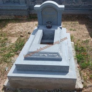 Mộ đá tam cấp đơn giản giá rẻ MĐ-31 Mộ đá tam cấp đơn giản giá rẻ MĐ-31