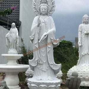 Tượng bồ tát đá đẹp TĐ-03