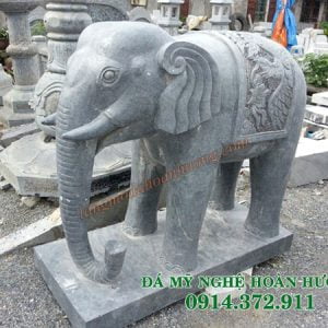 Tượng con voi đá đứng, Voi đá đẹp