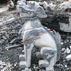 Tượng nghê đá đẹp, Con nghê Việt, Chó đá