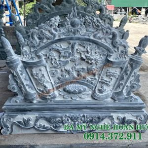 Mẫu Cuốn thư đá trán rồng đẹp CT-13 Mẫu Cuốn thư đá trán rồng đẹp CT-13