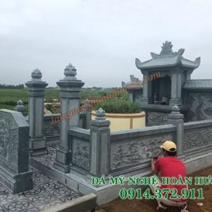 Khu lăng mộ đá xanh rêu đẹp 12