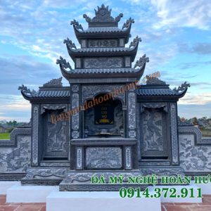 Mẫu lăng cánh dựng chạm hạc đẹp 19 Mẫu lăng cánh dựng chạm hạc đẹp 19