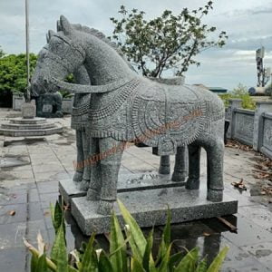 Mẫu Tượng Ngựa Đá Đẹp 02
