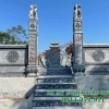 Mẫu cổng đá đẹp cho Khu lăng mộ - Cổng tứ trụ 13