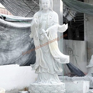 Tượng thờ đá quan thế âm bồ tát TĐ-05