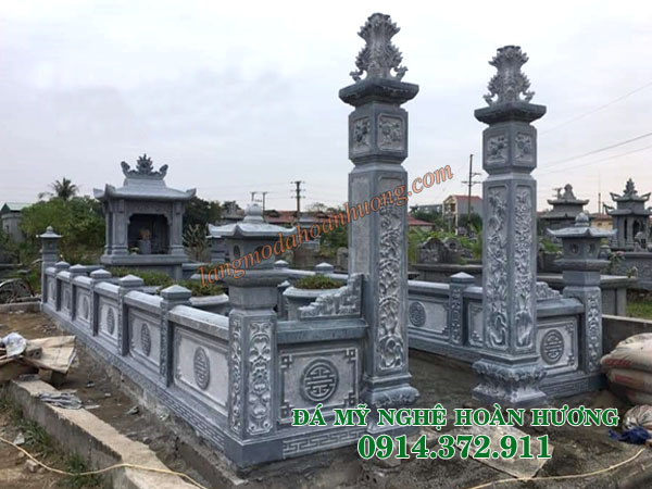 Xây Khu lăng mộ đá nhỏ tại Nam Định, khu mộ đá gia đình
