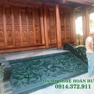 Mẫu con rồng mây đá đẹp 07 Mẫu con rồng mây đá đẹp 07
