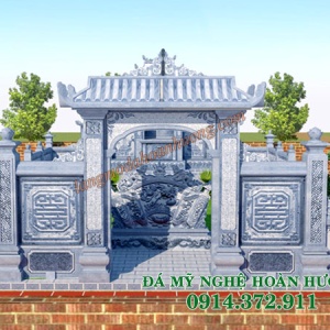 Thiết kế Mẫu Cổng đá tò vò đẹp cho Khu lăng mộ Thiết kế Mẫu Cổng đá tò vò đẹp cho Khu lăng mộ
