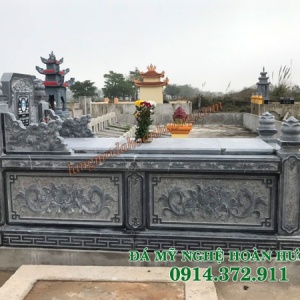 Mẫu mộ bành đá đẹp MĐ-46 Mẫu mộ bành đá đẹp MĐ-46
