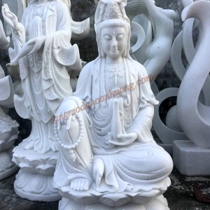 Tượng bồ tát ngồi bằng đá TĐ-09