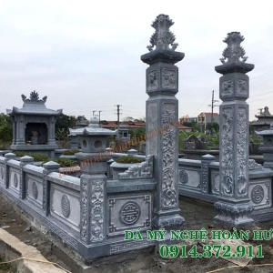 Mẫu lăng cánh đá 2 mái 30