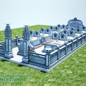 Thiết kế Khu lăng mộ đá đơn giản 17