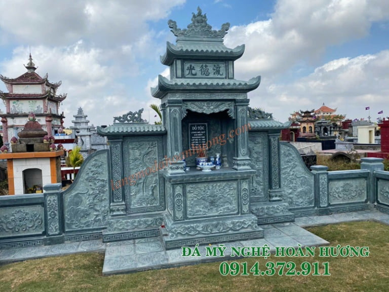 Mẫu lăng cánh đá xanh rêu đẹp 33