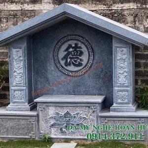 Mẫu lăng thờ đá đơn giản đẹp 34