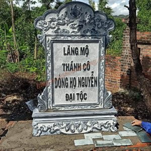 Mẫu bia lăng mộ đá đẹp 16