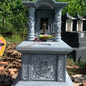 Mẫu mộ đá 1 mái vòm đẹp MĐ-60