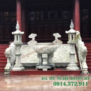 Bộ đỉnh hương và đèn đá đẹp cho Nhà thờ 15