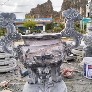 Mẫu đỉnh hương đá tai mây cho Công giáo 13