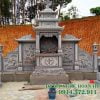 Mẫu lăng thờ cánh 1 mái đá 37