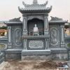 Mẫu lăng thờ cánh 1 mái đá 37
