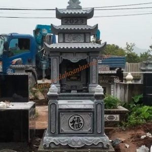 Mẫu lăng thờ cánh 1 mái đá 37 Mẫu lăng thờ cánh 1 mái đá 37