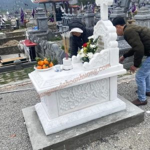 Mẫu cổng đá tò vò 1 mái cho Khu lăng mộ 19 Mẫu cổng đá tò vò 1 mái cho Khu lăng mộ 19