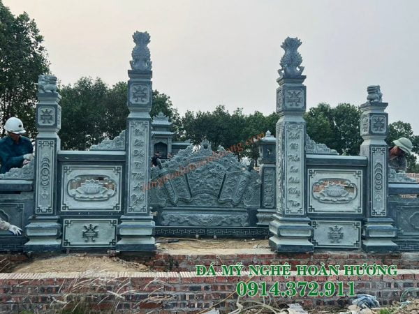 Mẫu cổng tứ trụ đẹp cho Khu lăng mộ CĐ-21