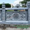 Mẫu lan can đá chạm chữ Thọ đẹp LCĐ-18