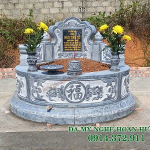 Mẫu mộ đá tròn đẹp MĐ-69 Mẫu mộ đá tròn đẹp MĐ-69