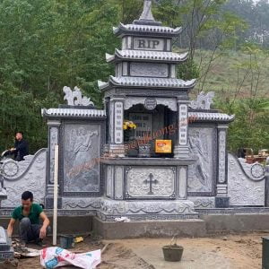 Mẫu lăng mộ đạo đá 43